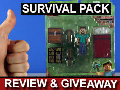 Minecraft Overworld Survival Pack Steve Review and Giveaway