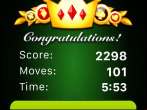 Solitaire screenshot